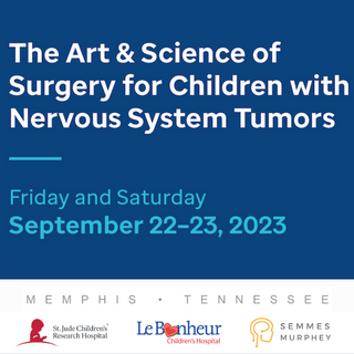 The Art & Science of Surgery for Children with Nervous System Tumors Banner